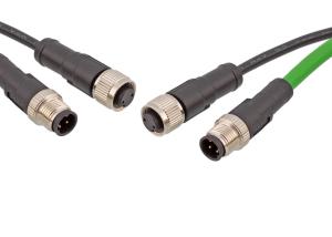 China IP67 M12 Connector 1000mm Waterproof Cable Wire wholesale