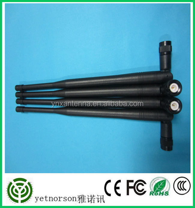 LMR200 Cable 8 Ports Quad Band Antenna 15dBi 698-960MHz 1710-2690MHz with Integrated RET