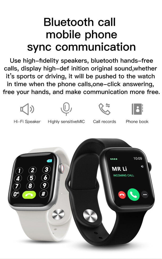 IWO 12 Smart Watch T500+Plus Bluetooth Call Music Smartwatch Fitness Tracker Heart Rate Monitor Wearable Devices Clocks