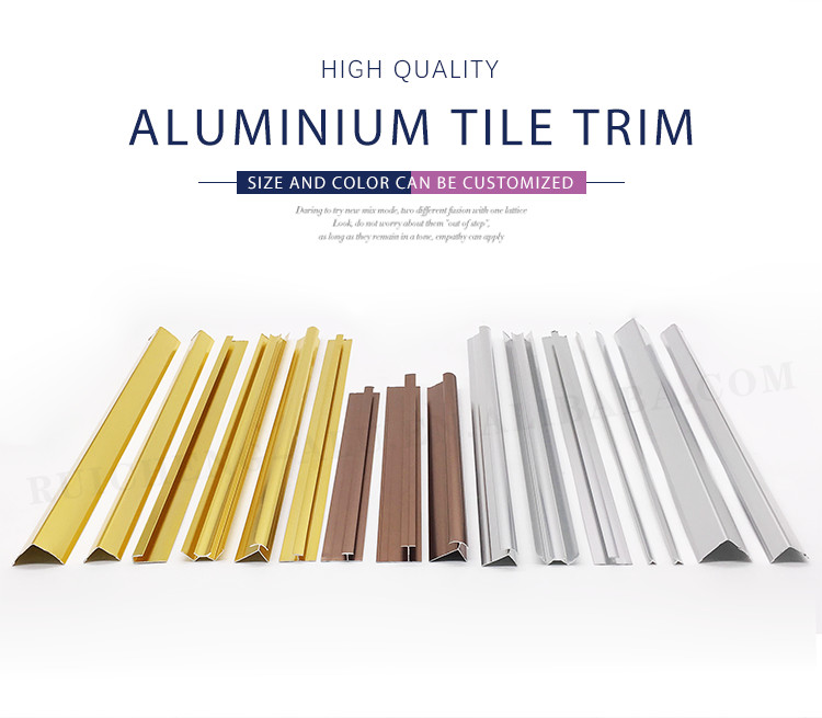 ASTM Aluminium Wall Trim , 1mm Decorative Aluminum Edging 6663t5 Alloy