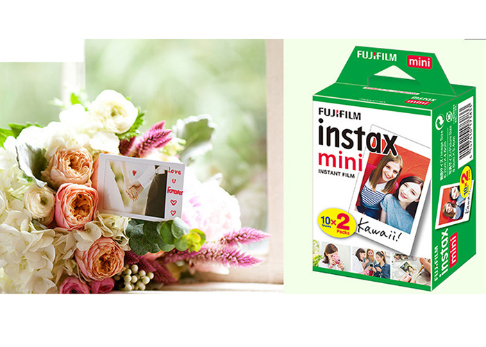 Fuji Instax mini 8 camera once imaging film lomo vertical shot for travel