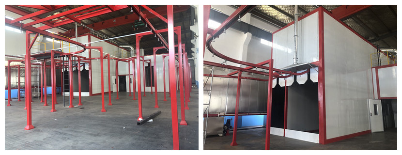 PLC Automated Powder Coating Line ABD