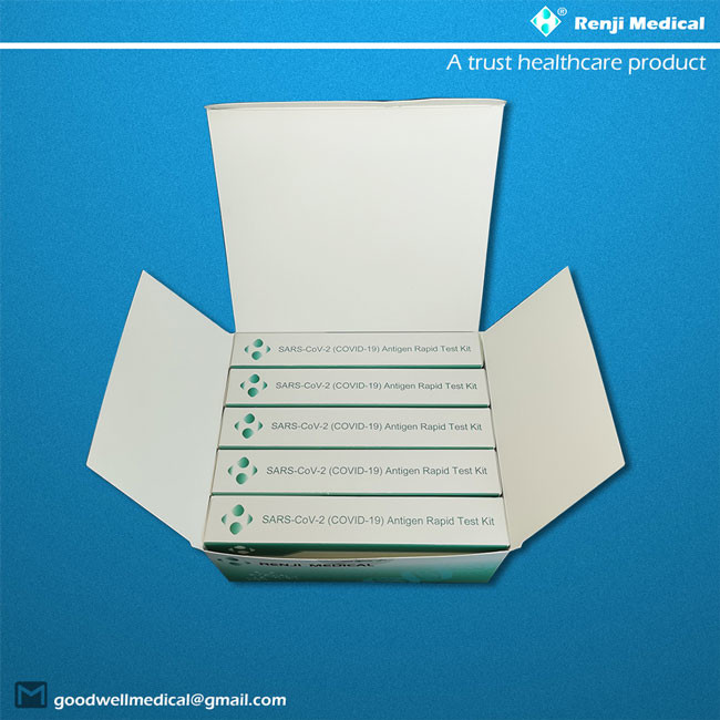 SGS SDS Covid 19 Self Test Kits Fever cough Symptom for test