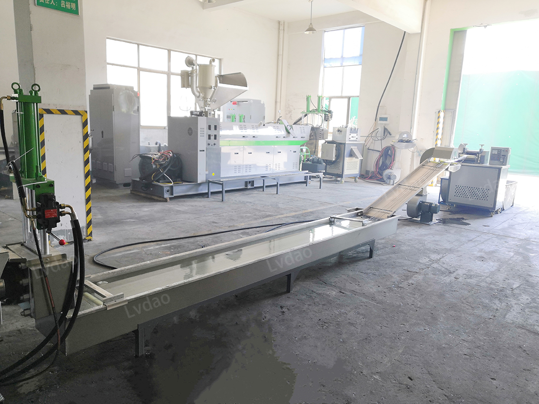 PP PE LDPE Plastic Film Bags Recycling Granulator Extruder Pelletizer Granules Making Pelletizing Machine