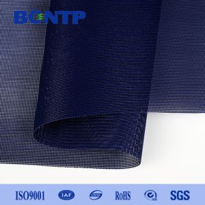 Pvc Coated Fire Retardant Mesh Fabric high strengh for dust proof window screen
