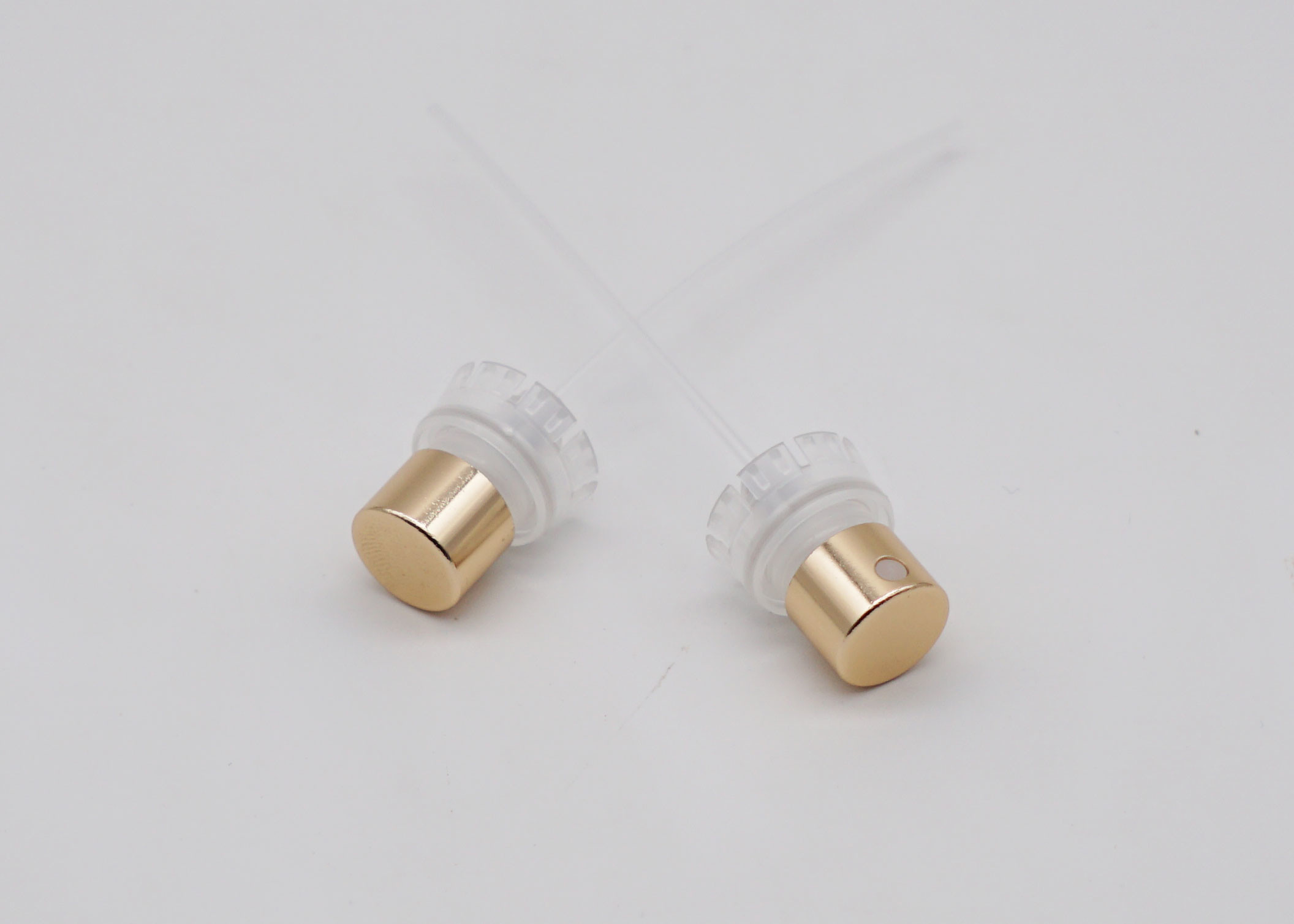 FEA10 Gold Aluminum Crimpless Perfume Fragrance Pump Sealed