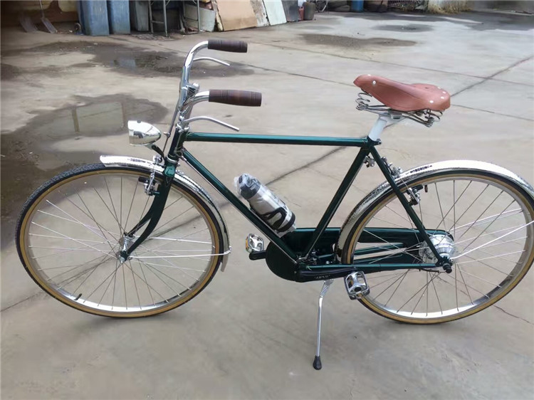 New brake colorful hi-ten steel 26/28 size elegant retro city bike for man with LED light