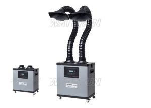 China Digital Double Arm Solder Fumes Extractor Triple Filter Remote Control wholesale