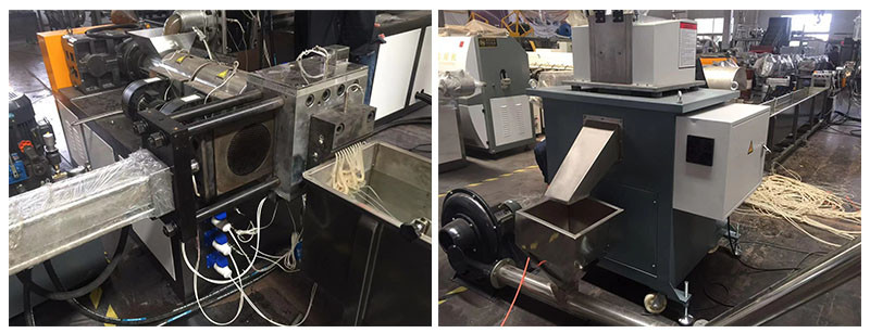 100kg/H 120kg/H Recycling Plastic Granules Machine Granulator Line PP PE Production Line