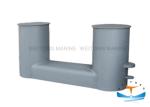 DIN 82607 Double Bitt Bollard , Steel Ship Mooring Bollards Customized Service