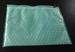 Strong Adhesive Clear Plastic Zipper Bubble Bags With Copperplate Printing