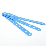 Corrosion Resistant Blue Stainless Steel Cable Ties Ball Lock Zip Ties