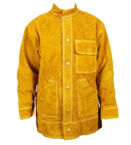 China 1.6mm Cowhide Leather Split Welding PPE Safety Wear Clothing wholesale