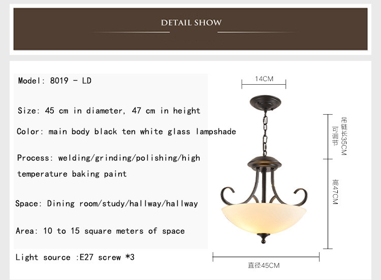 Modern Black Chandelier For Dining Hall Hallway Study Hotel Installed Light(WH-CI-159)