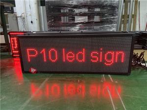 China P10 Outdoor 6000nits Scrolling Message Led Signs SMD3535 wholesale