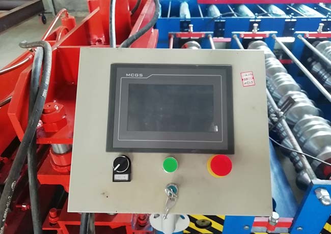 Color Sheet Double Layer Roll Forming Machine Productivity 20-25 M/Min Shaft Diameter 70mm