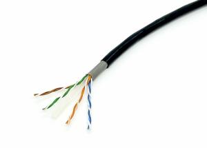 China PVC+UV PE Double Sheath CAT6 UTP Cable , Outdoor Ethernet Cable Cat6 wholesale
