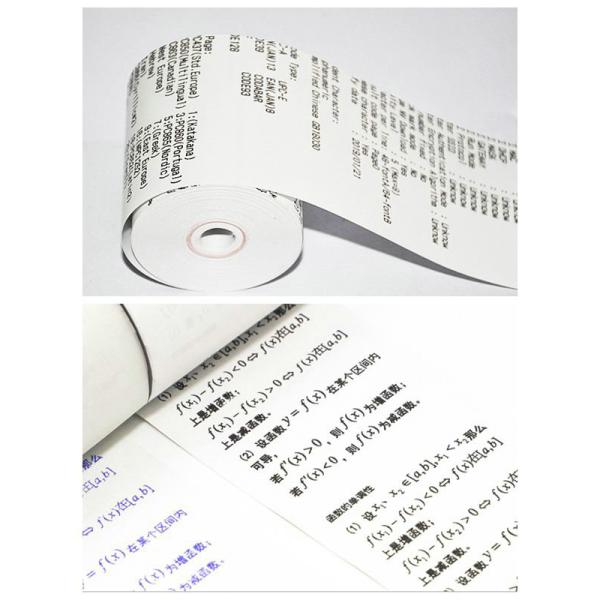 Waterproof 55gsm 640mm Roll Thermal Paper For Carton Sticker Label