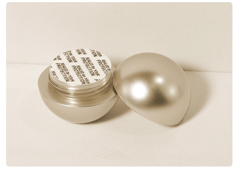 5g Mini Cosmetic Jars Gold PP Cosmetics Packaging Cream Jar With Lid