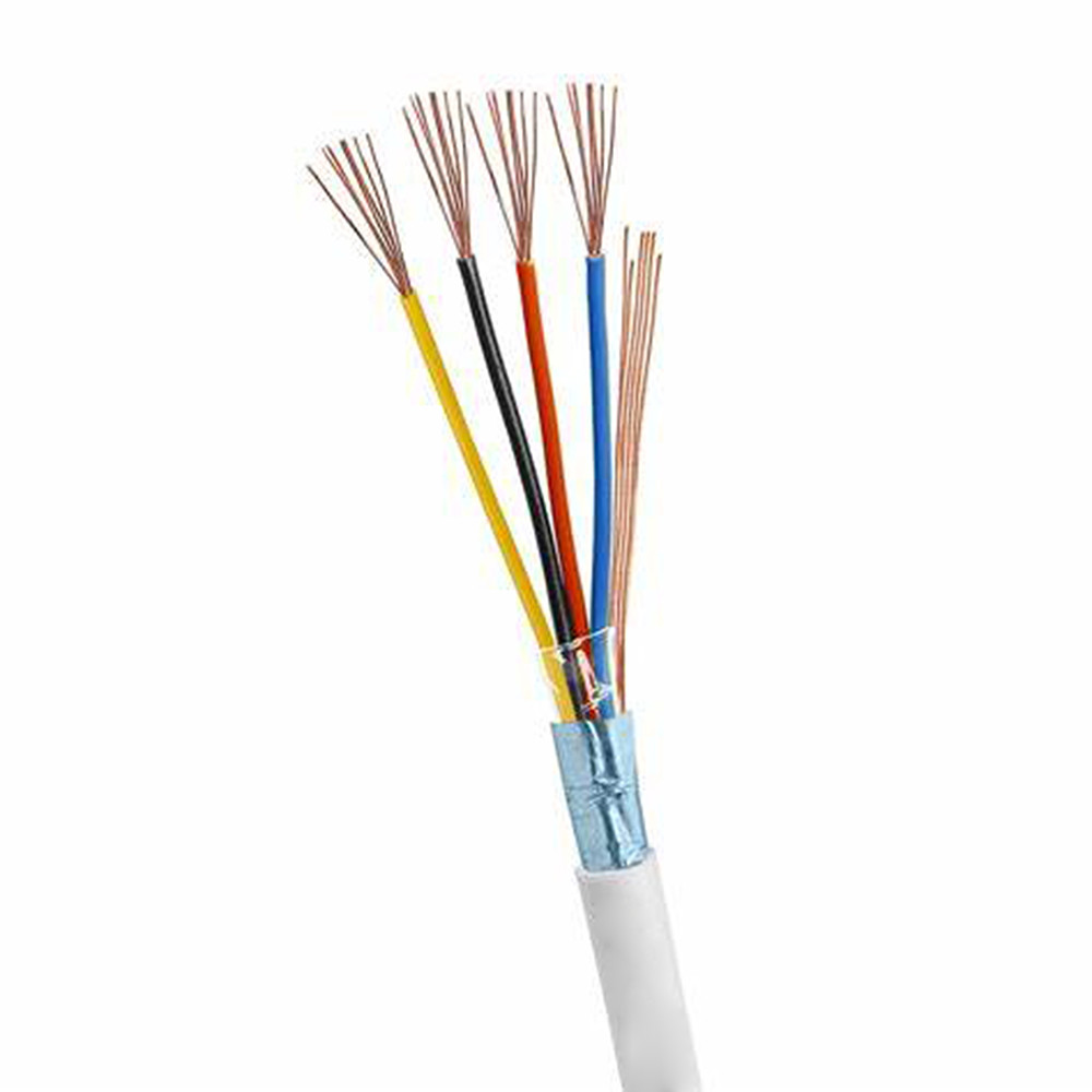 CE Antiwear Fire Rated Fire Alarm Cable , PVC Copper Smoke Alarm Wire