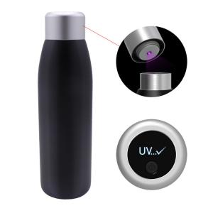 China 500Ml 304 Stainless Steel Ultraviolet Sterilizing Water Bottle wholesale