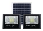 Rechargeable Solar LED Flood Lights 60W 200W White Color For Garden Street
