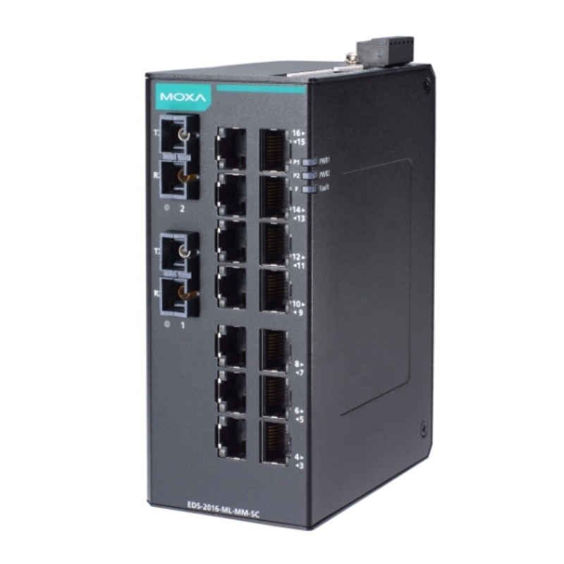 10/100/1000Mbps 16 Port Unmanaged Switch EDS-2016-ML Series Networking Switch
