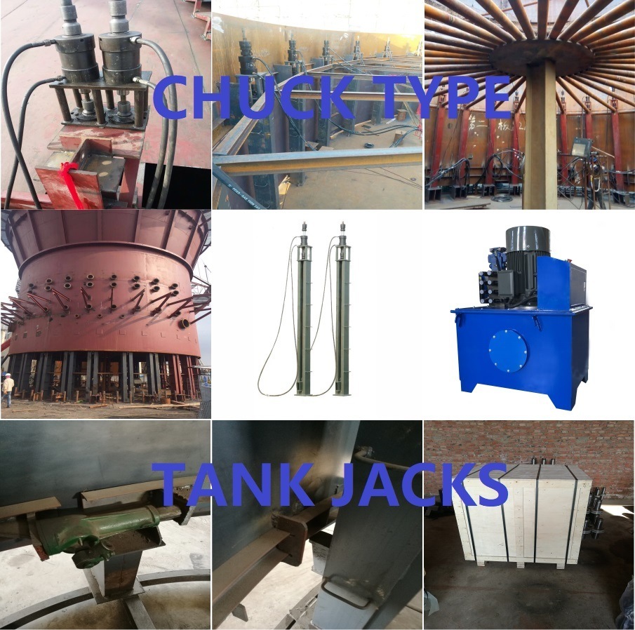 Simple Chuck Type Hydraulic Tank Jacking System Stock Available