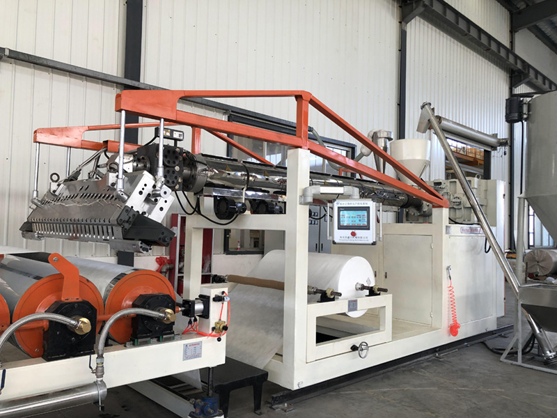 Electrical Control Winding Machine For PE Sheet Fabric Carpet And Turf Coiling System
