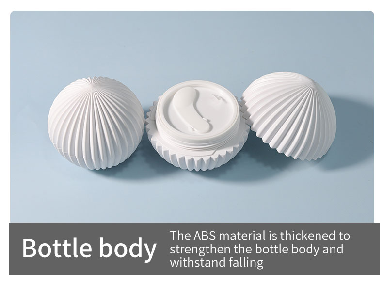 Plastic Custom Cosmetic Packaging 10g - 75g Empty Body Scrub Containers