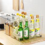 Clean Kitchen Clear Plastic Organizer Snack Storage Stackable