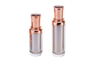 China Golden Color Empty 20ml Acrylic Cosmetic Set Bottle wholesale
