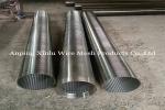 Stainless Steel Wedge Wire Screen Tube 304L/316L Grade Water Well Screen Pipe