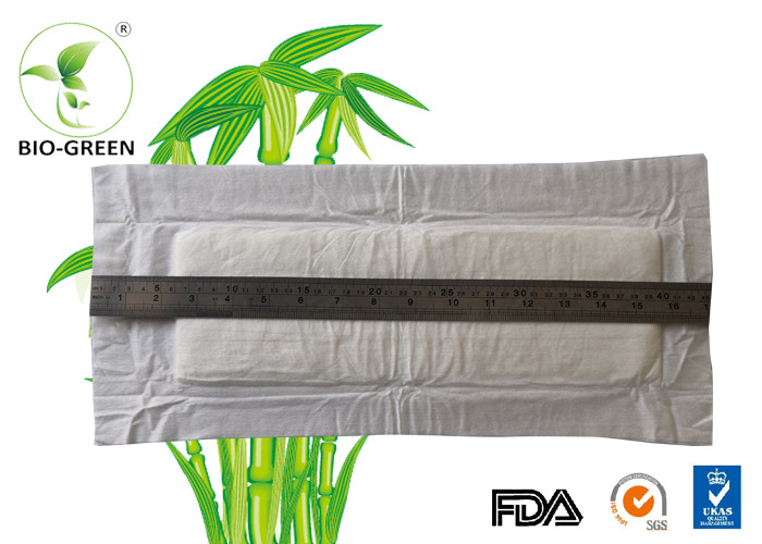 Biodegradable Bamboo Diaper Inserts , 15*36cm Lady Maternity Panty Liners