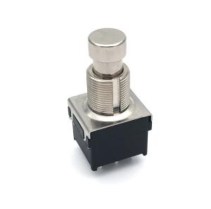 China 17mm Stomp Box Switches 3PDT 9 Pins Electric Guitar Footswitch wholesale