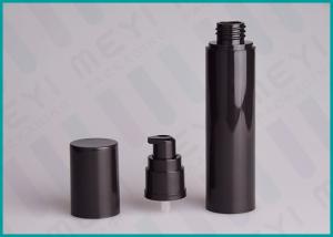 China 50ml Black PP Double Layers Airless Pump Container wholesale