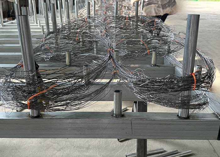 Invisible Obstacle Fence Tank Barrier Mesh Security Defense Mesh Infrastructure