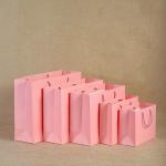 ISO Offset Printing Clothing Paper Bags Underwear Cinnamon Pink Paper Bag