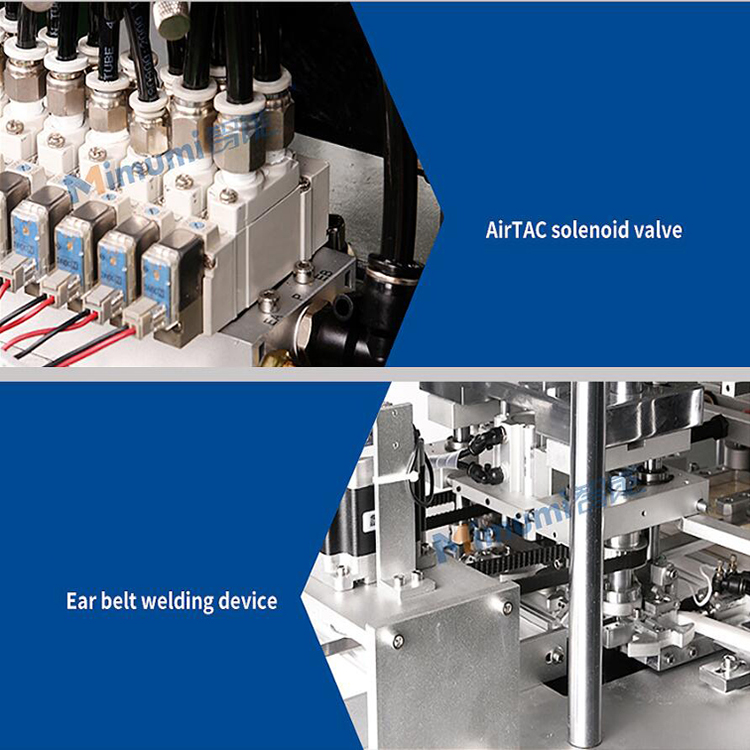2.7kw Fully Automatic Mask Making Machine 1915(L)*855(W)*1780(H) Mm