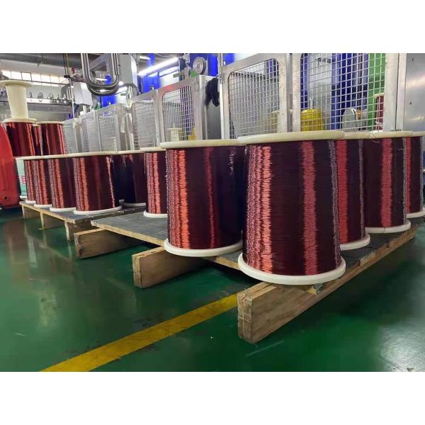 0.16mm 0.18mm Rectangular Flat Round Enamelled Copper Wire