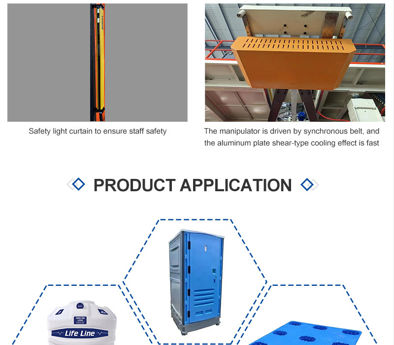 Automatic Plastic Pallet Making Machine Extrusion Blow Molding Machinery