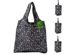 China Heavy Duty Reusable Polyester Shopping Bags Set With 3 Grocery Bags Any Color wholesale