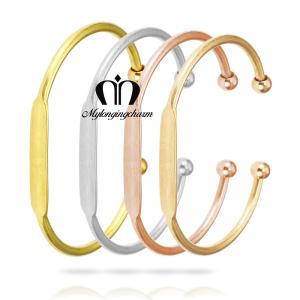 China 55MM Adjustable Cuff Womens Engraved Bracelets wholesale