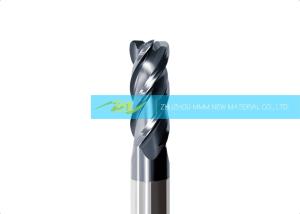China Solid Carbide 4 Flute Center Cutting End Mill For ISO S Heat Resistant Alloys Flat End Mill wholesale
