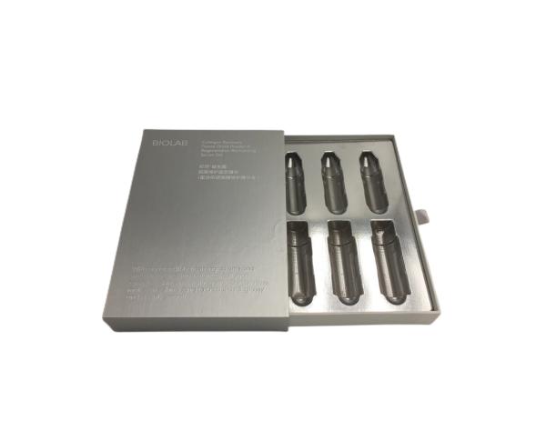 Brand custom skin care product essence packaging box with better texture