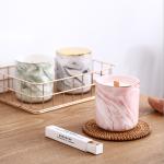 Empty Round Ceramic Candle Holder Cottage Handmade Colorful Candle Container