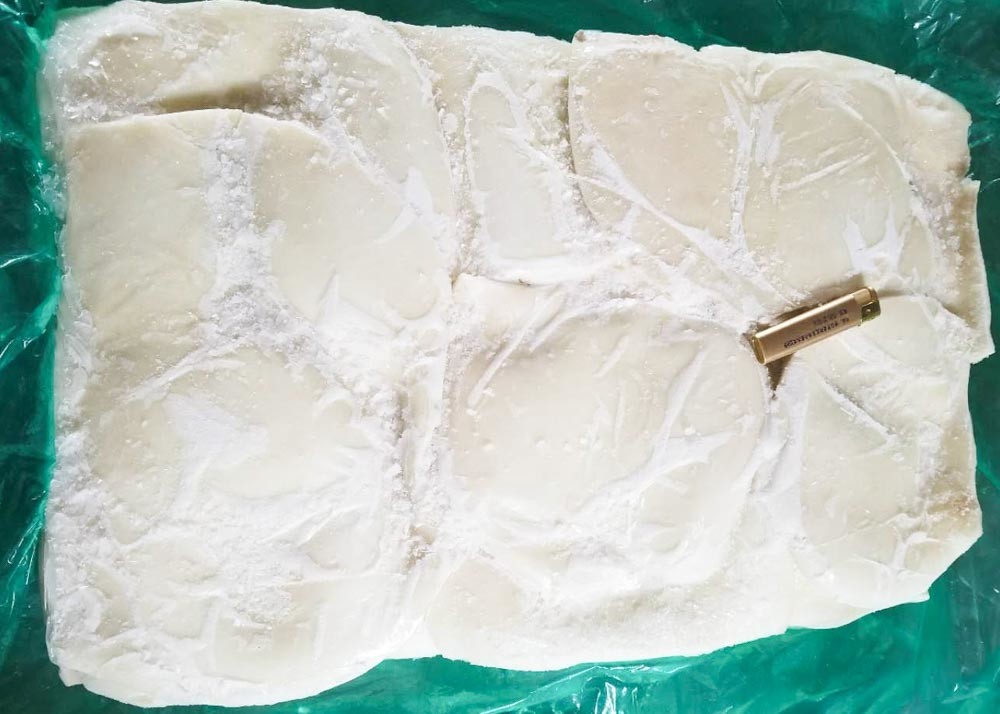 Frozen Boiled Giant Squid Fillet Bqf Darumar Thickness 6mm - 12mm origin china
