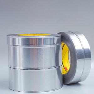 China 3M 425 Aluminum Foil Tape 0.12mm Thick Silver Flame Retardant Tape wholesale
