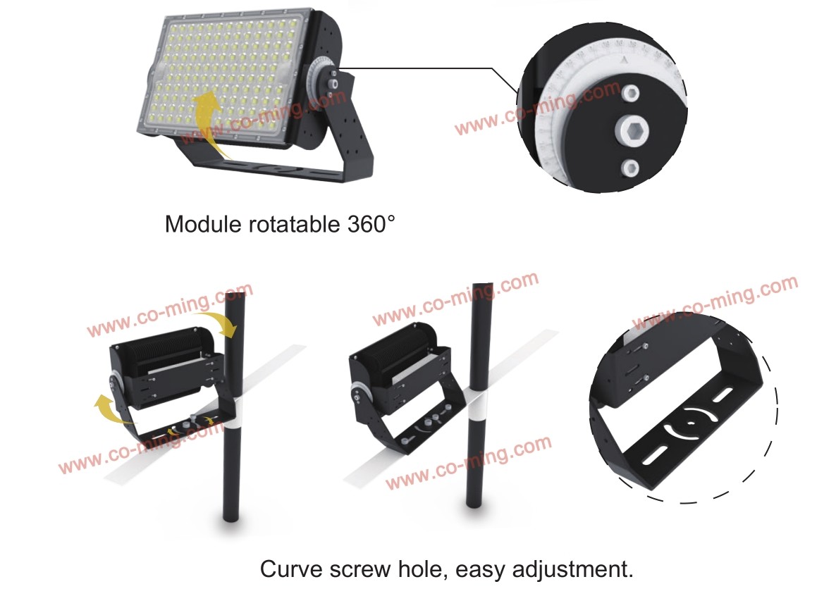 900w Ultralight Steasy Outside Flood Lights Low Light Attenuarion T600