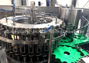 China Carbonated Soda Beverage Glass Bottle Filling Machine / Packaging Equipment wholesale